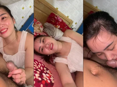 Chim anh ngon quá em sướng năng niu bú mút